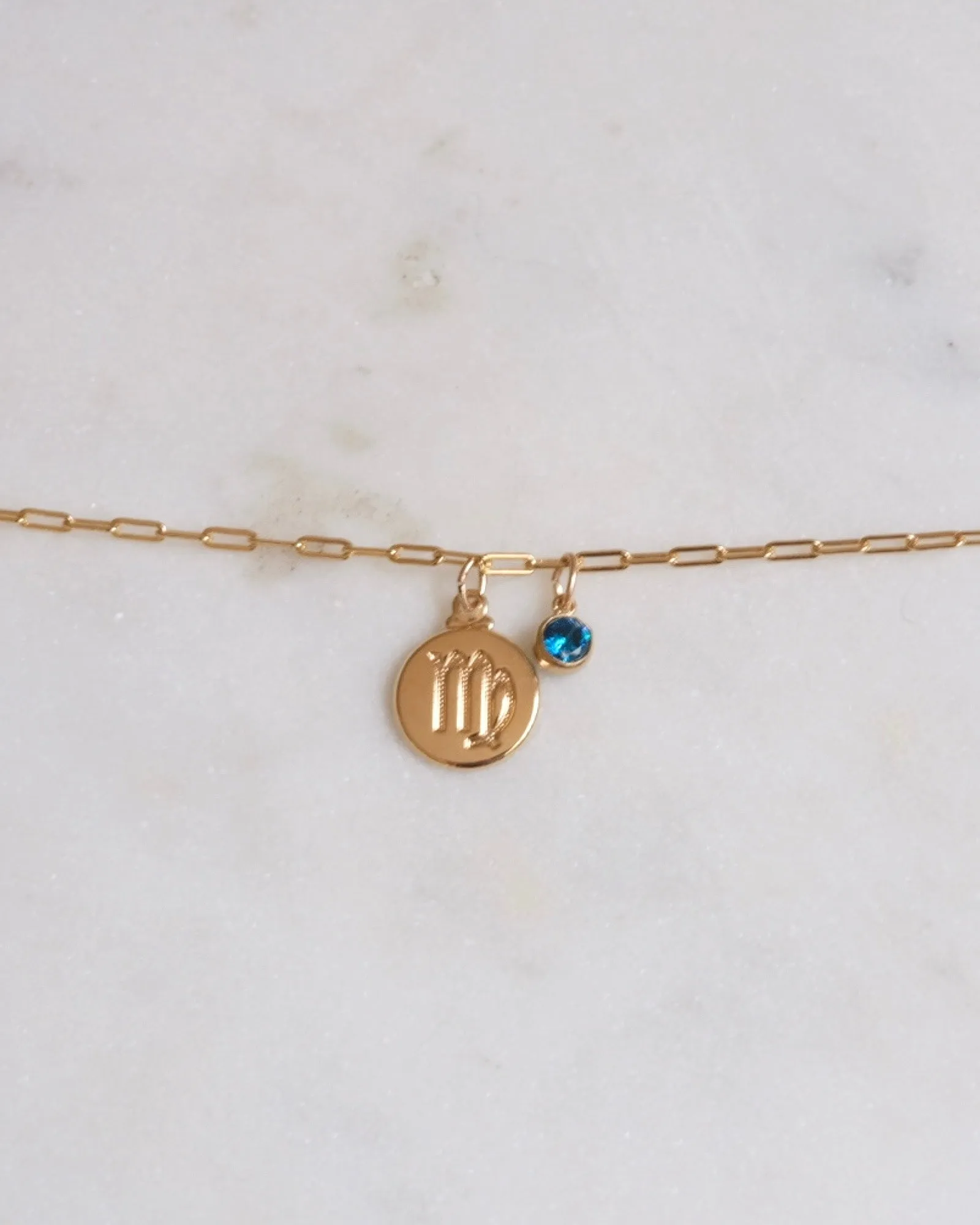 Virgo Zodiac Anklet